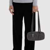 Baggu - Small Denim Bowler bag - Washed black denim | Scout & Co