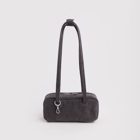 Baggu - Small Denim Bowler bag - Washed black denim | Scout & Co