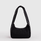 Baggu - Small Nylon Meringue Bag - Black - Studs | Scout & Co