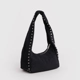 Baggu - Small Nylon Meringue Bag - Black - Studs | Scout & Co