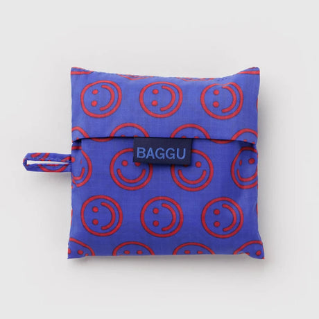 Baggu - Standard Baggu reusable bag - Mini Cobalt Happy | Scout & Co