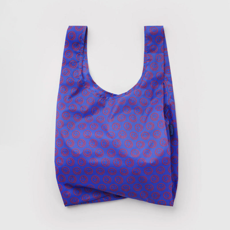 Baggu - Standard Baggu reusable bag - Mini Cobalt Happy | Scout & Co