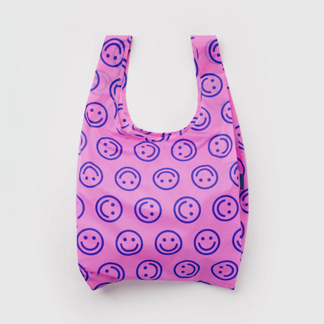 Baggu - Standard Baggu reusable bag - Pop Pink Happy | Scout & Co