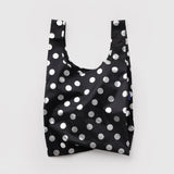 Baggu - Standard Baggu reusable bag - Silver Metallic Polka Dot | Scout & Co