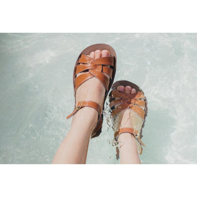 Saltwater Swimmer Sandals - Tan - Adult | Scout & Co