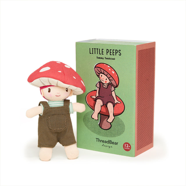ThreadBear - Little Peeps toy - Tommy Toadstool | Scout & Co