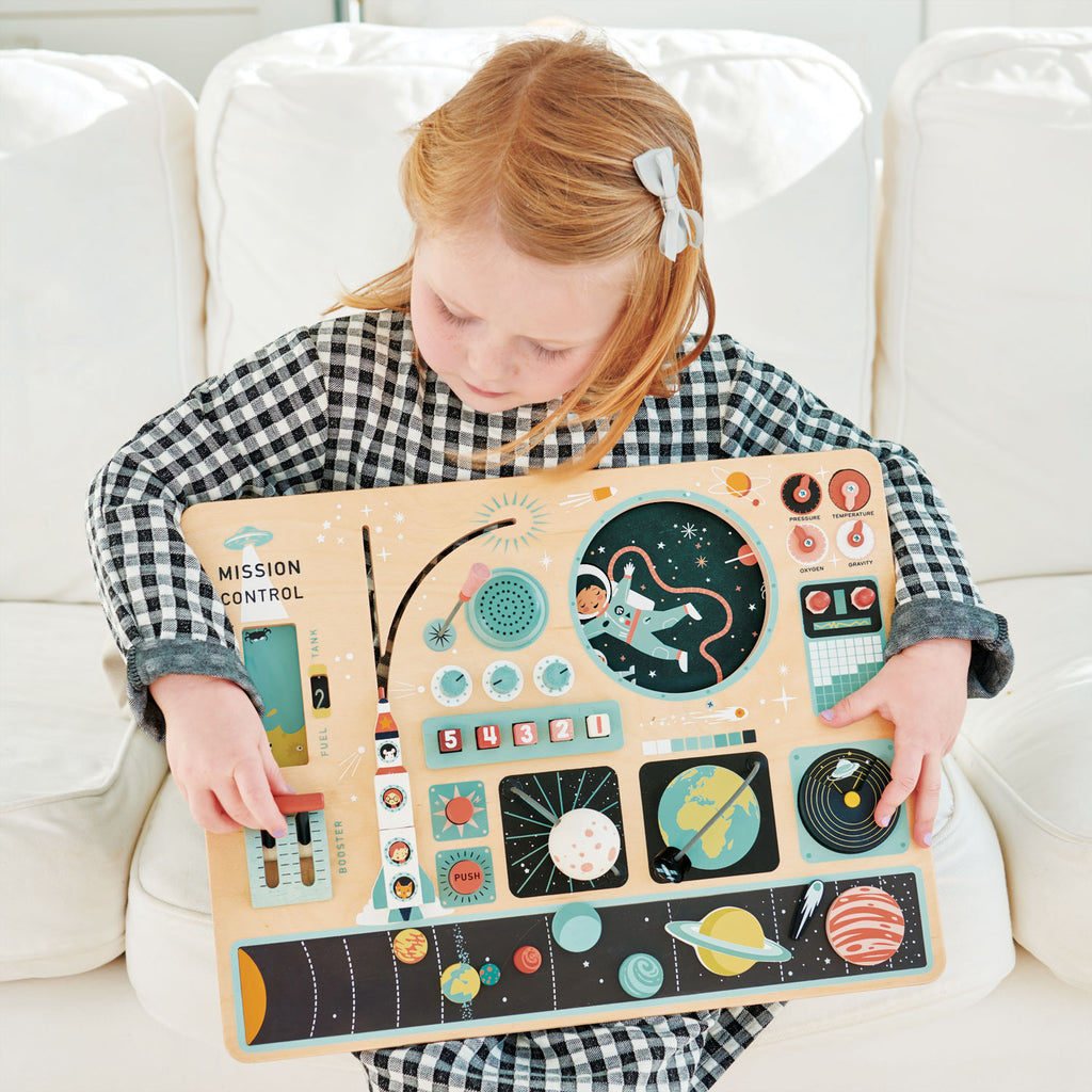 Tender Leaf Toys - Space Station busy board toy | Scout & Co