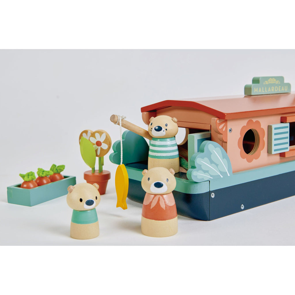 Tender Leaf Toys - Little Otter Canal Boat | Scout & Co