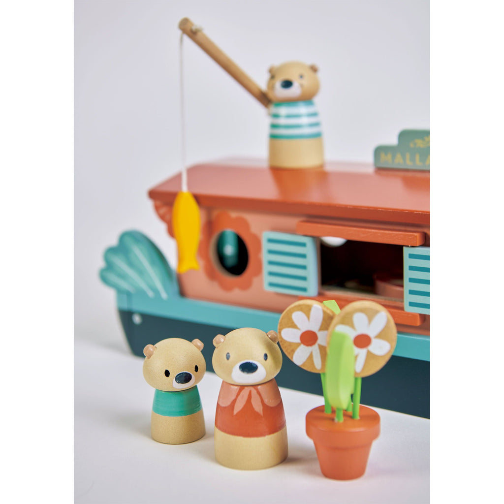 Tender Leaf Toys - Little Otter Canal Boat | Scout & Co