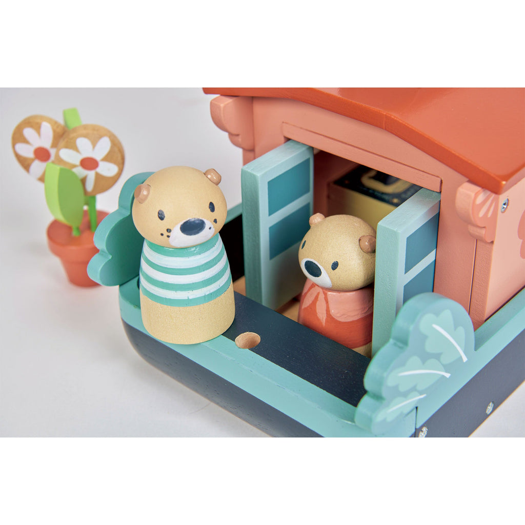 Tender Leaf Toys - Little Otter Canal Boat | Scout & Co