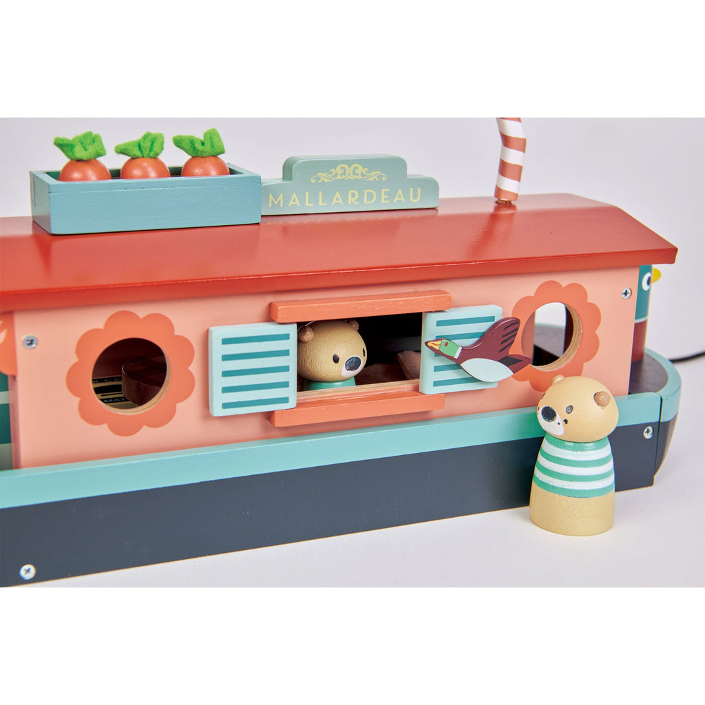 Tender Leaf Toys - Little Otter Canal Boat | Scout & Co