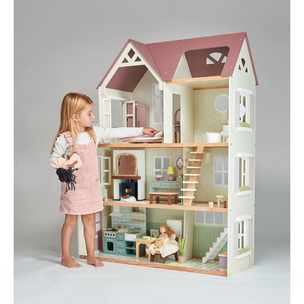 Tender Leaf Toys - Mulberry Mansion dolls house and furniture | Scout & Co