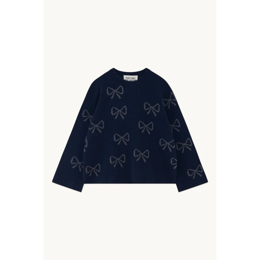 The Tiny Big Sister - Chloe bow sweater | Scout & Co