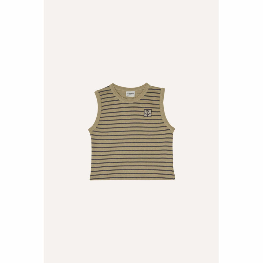 The Campamento - Brown striped tank top | Scout & Co