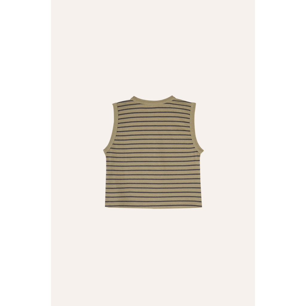 The Campamento - Brown striped tank top | Scout & Co