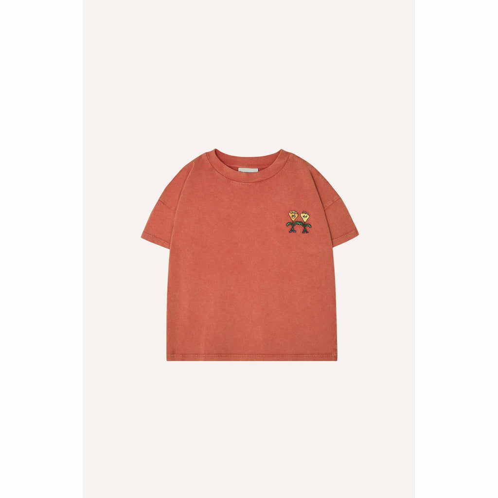 The Campamento - Flowers embroidery T-shirt | Scout & Co