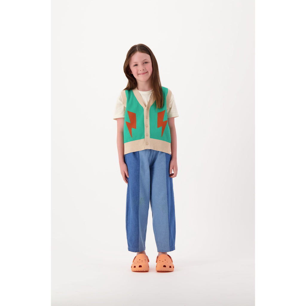 Tiny Cottons - Lightning vest - emerald | Scout & Co
