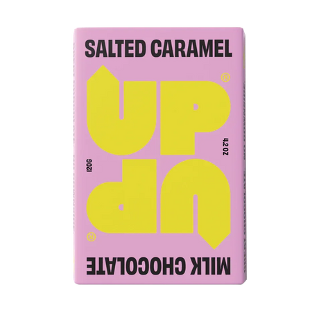 UP-UP - Salted Caramel Milk Chocolate bar - 120g | Scout & Co