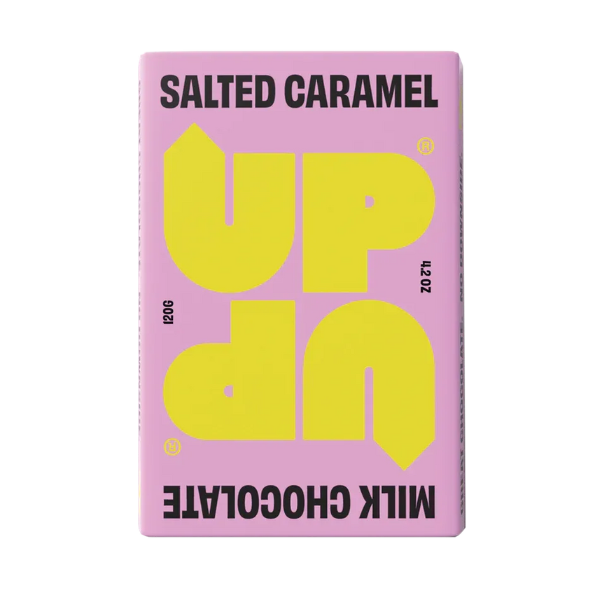UP-UP - Salted Caramel Milk Chocolate bar - 120g | Scout & Co