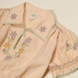 Apolina - Valerie blouse - Satin pink | Scout & Co