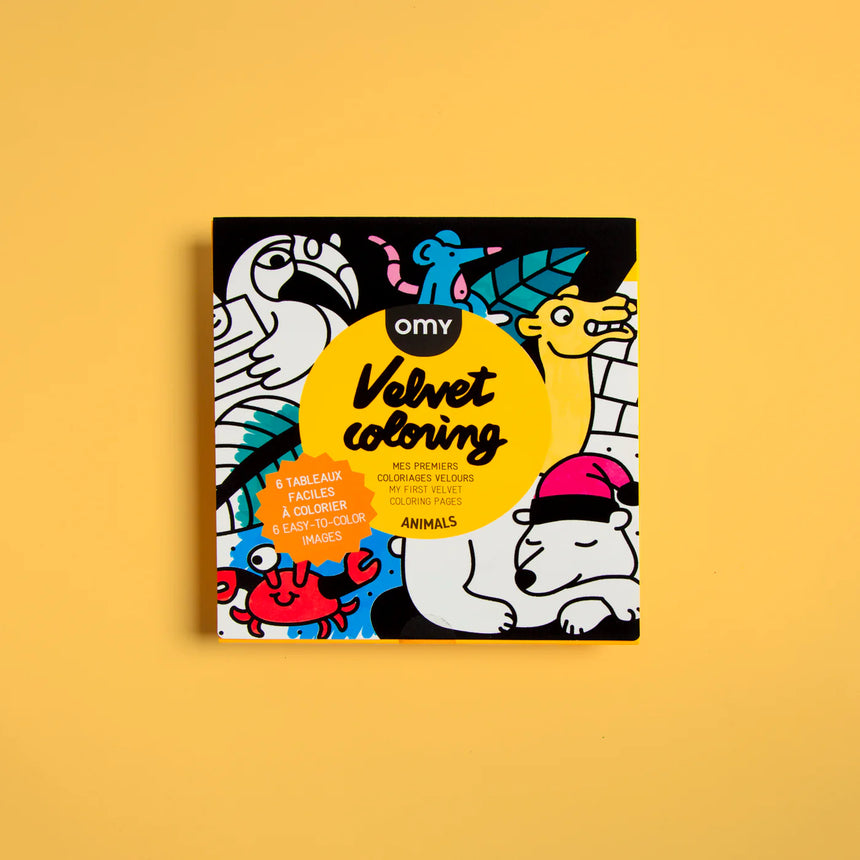OMY - Velvet Colouring - Animals