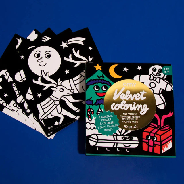 OMY - Velvet Colouring - Christmas Ho Ho Ho! | Scout & Co