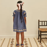 Apolina - Verna smock dress - Azul | Scout & Co