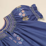 Apolina - Verna smock dress - Azul | Scout & Co