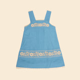 Apolina - Vittoria Apron Shift - Nordic blue | Scout & Co