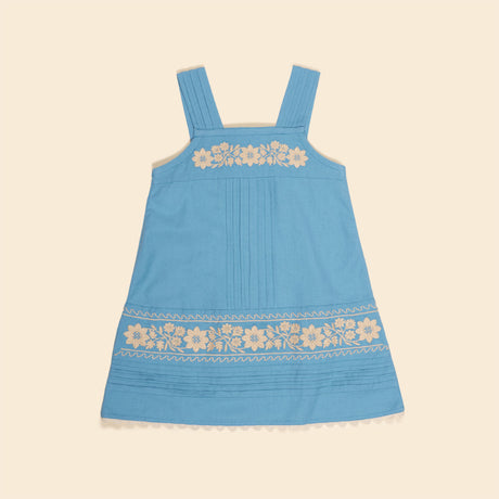 Apolina - Vittoria Apron Shift - Nordic blue | Scout & Co