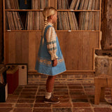 Apolina - Vittoria Apron Shift - Nordic blue | Scout & Co