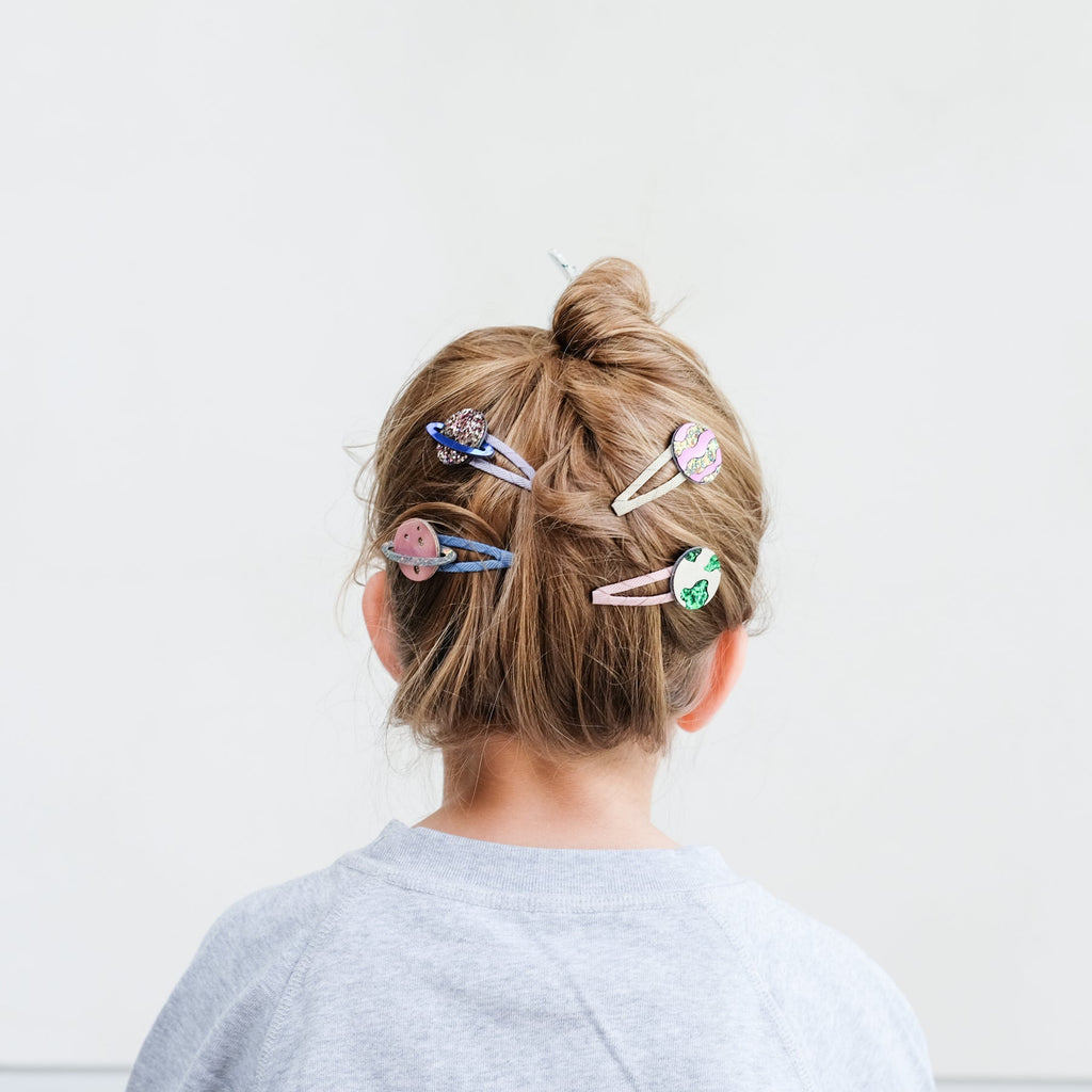 Mimi & Lula - Solar System clic clac hair clips - set of 4 | Scout & Co
