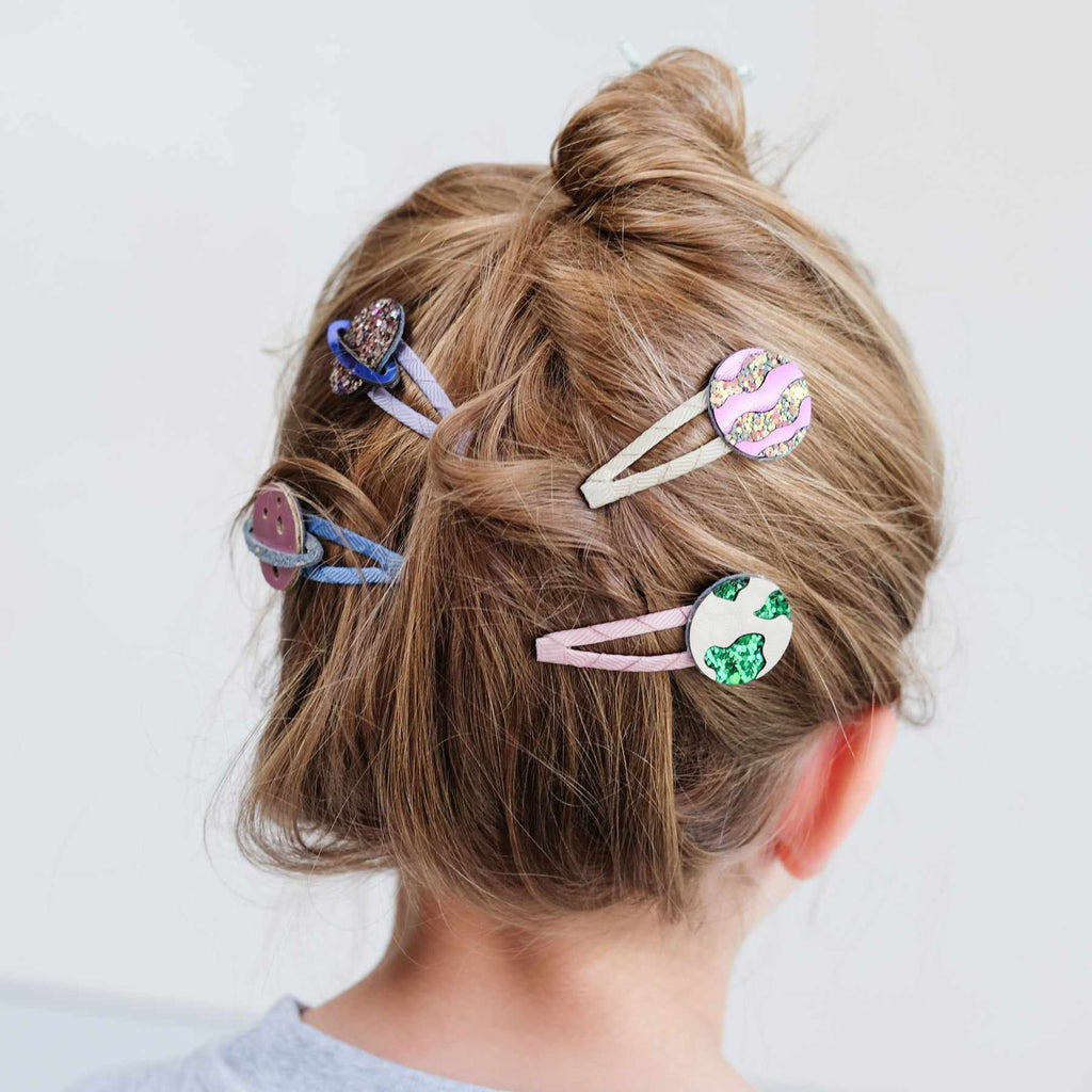 Mimi & Lula - Solar System clic clac hair clips - set of 4 | Scout & Co