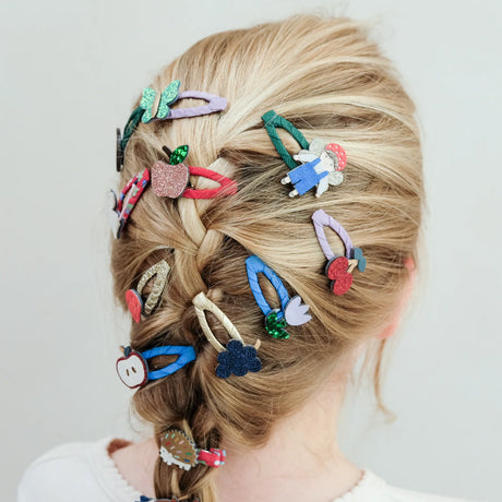 Mimi & Lula - Fruity mini clic clac hair clips - set of 5 | Scout & Co