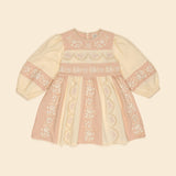 Apolina - Wilma dress - Dried Rose / Cream | Scout & Co