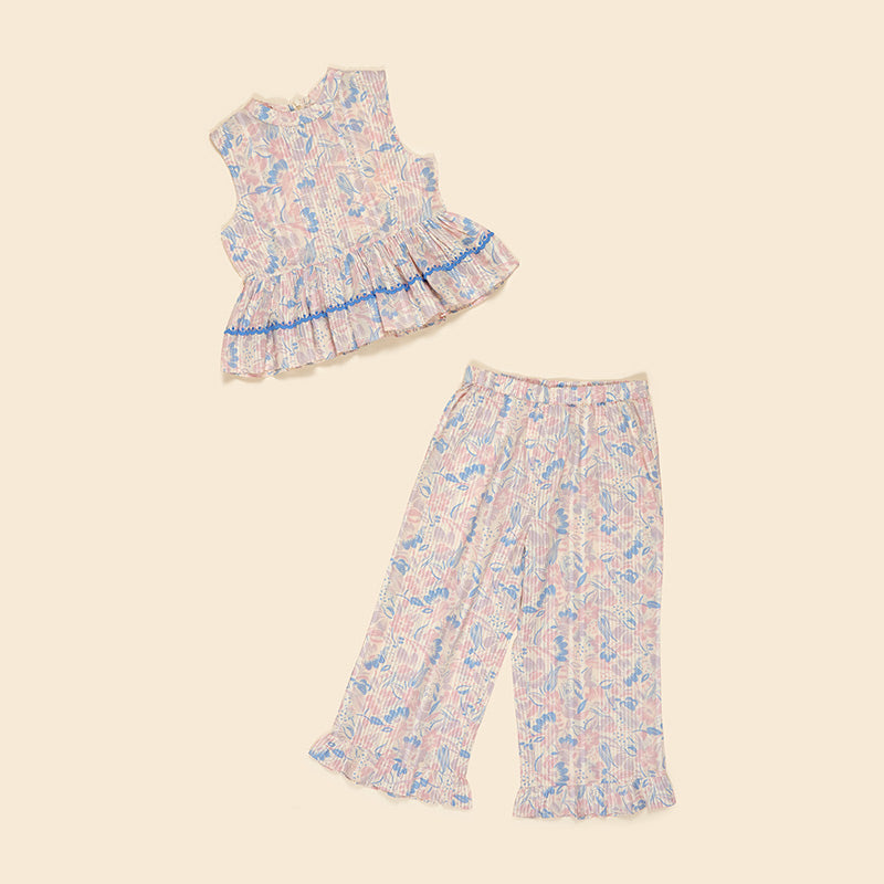 Apolina - Wini trousers and top set - 50s Floral | Scout & Co