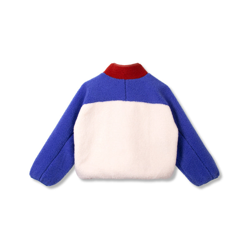 Wynken - Cross Body teddy jacket - Ecru | Scout & Co