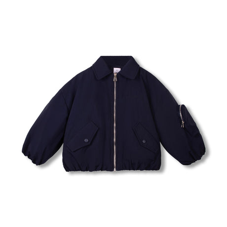 Wynken - Poets uniform bomber jacket - navy | Scout & Co