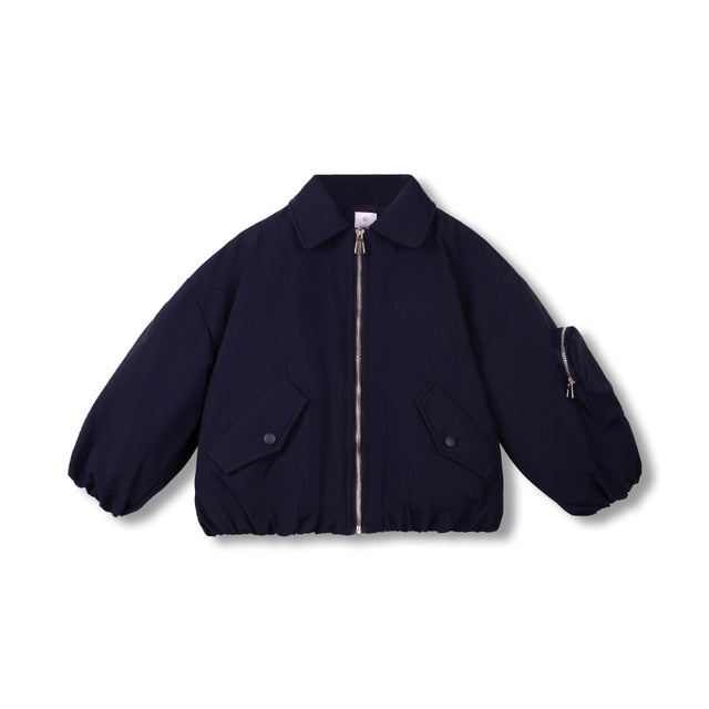 Wynken - Poets uniform bomber jacket - navy | Scout & Co