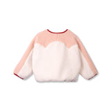 Wynken - Still Life teddy jacket - Rose & ecru | Scout & Co