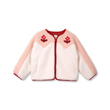 Wynken - Still Life teddy jacket - Rose & ecru | Scout & Co