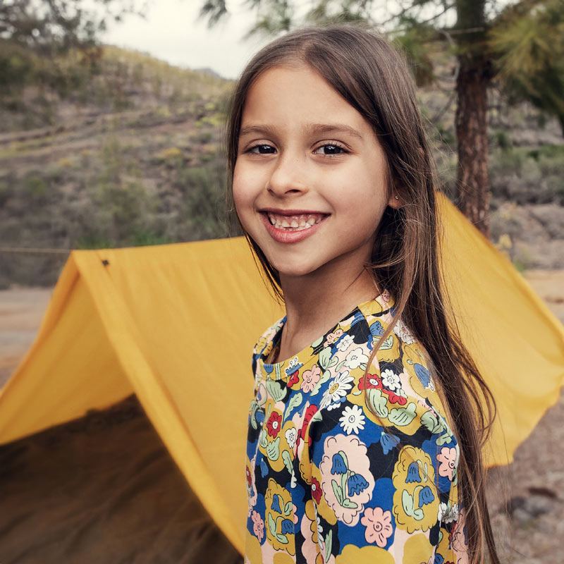 Mini Rodini - Flowers short-sleeved T-shirt | Scout & Co