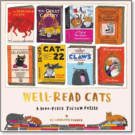 Well Read Cats: 1000 piece jigsaw | Scout & Co