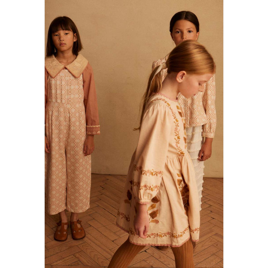 Apolina - Wilma overall - Rosepool jacquard | Scout & Co