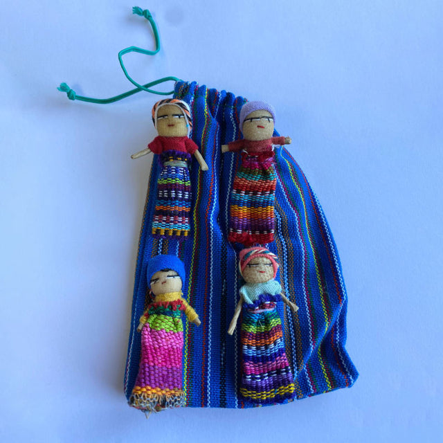 Fridolin - Guatemalan Worry dolls - large set of 4 | Scout & Co