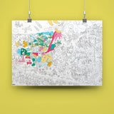 OMY - colouring poster - Dinosaurs | Scout & Co