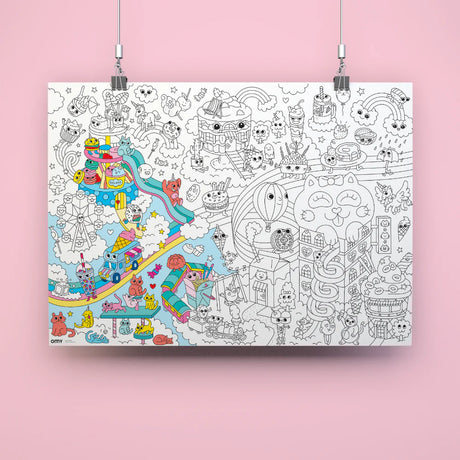 OMY - colouring poster - Kawaii | Scout & Co