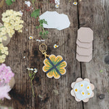 Studio Wald - Keyring Flower Press - Greens & Yellows | Scout & Co