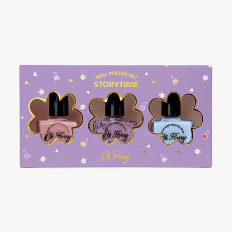 Oh Flossy - Storytime children's nail polishes - set of 3 | Scout & Co