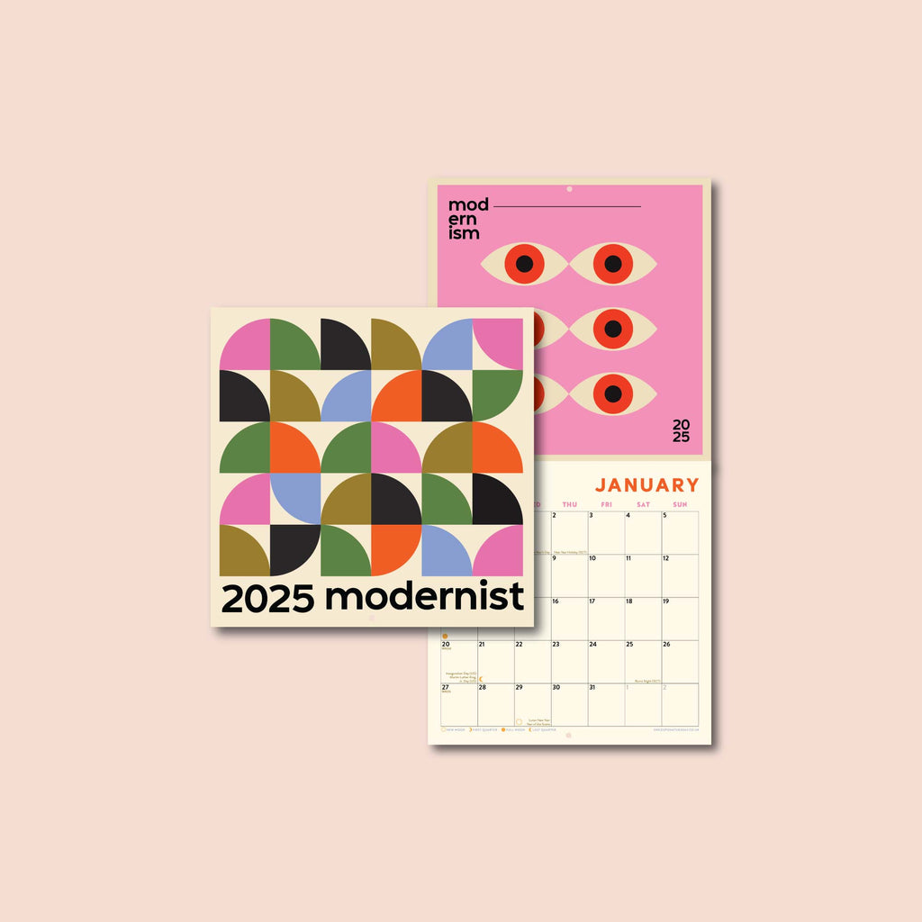 Good Tuesday - 2025 Calendar - Modernist Art | Scout & Co